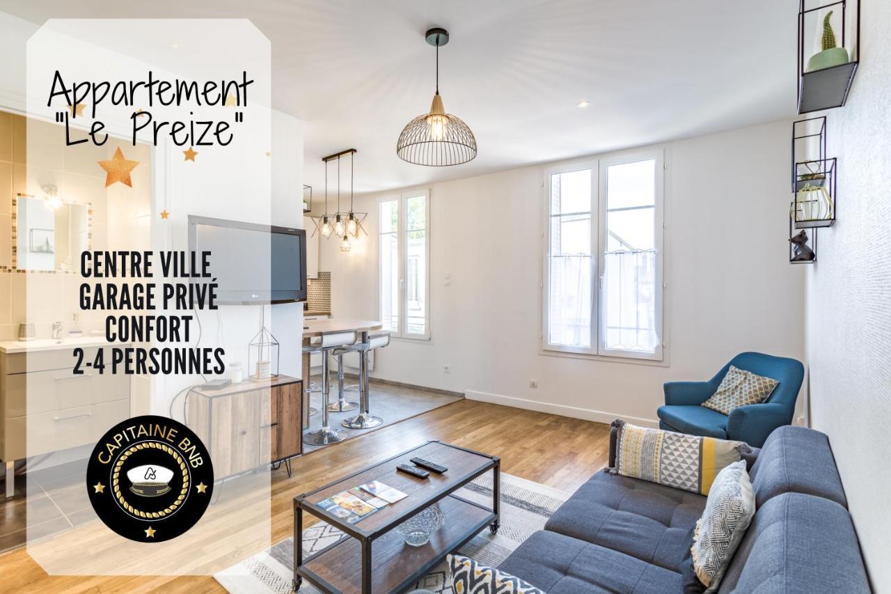 Appartement "Le Preize" - Centre Ville - Garage Prive Troyes Bagian luar foto