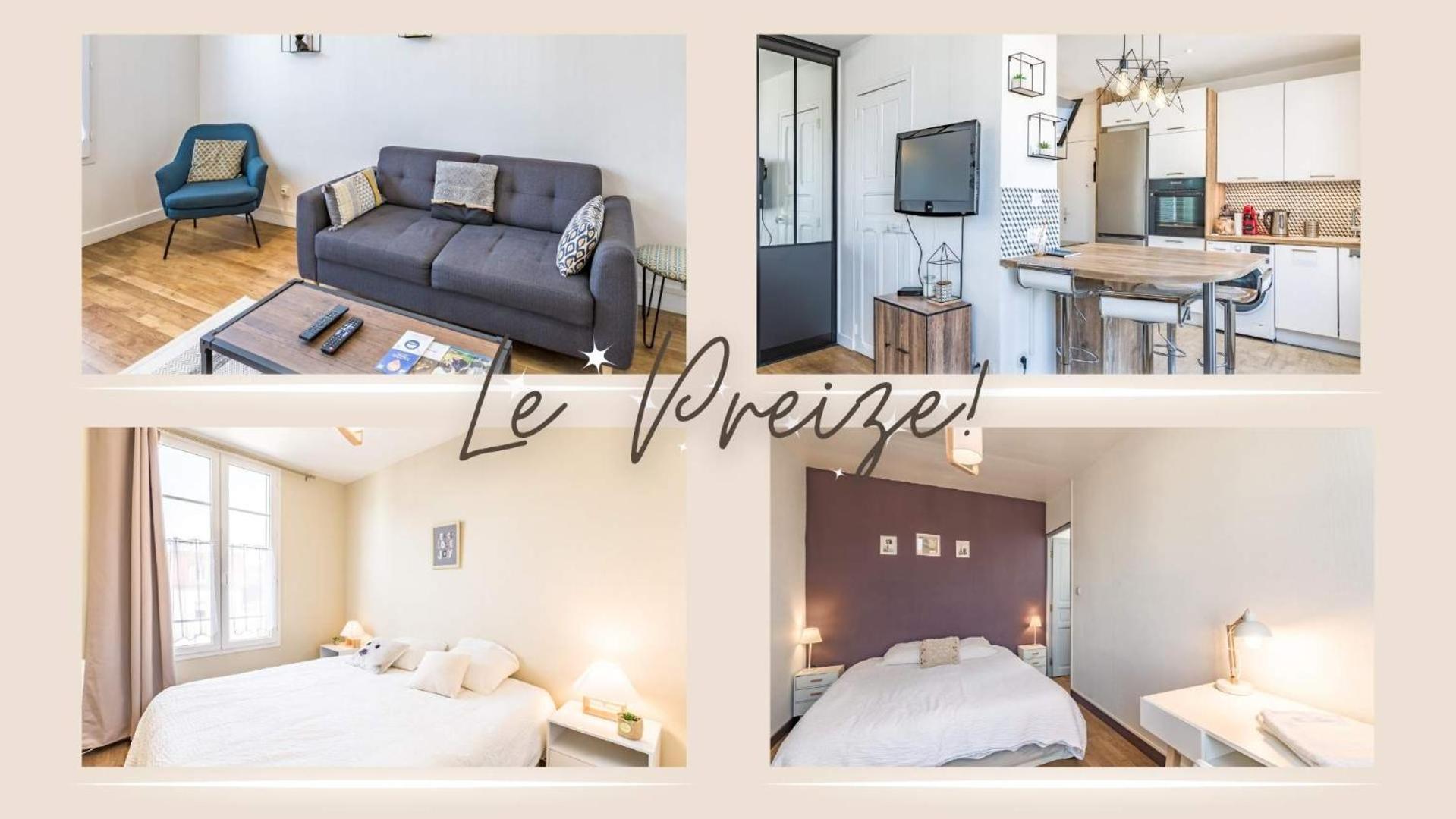 Appartement "Le Preize" - Centre Ville - Garage Prive Troyes Bagian luar foto
